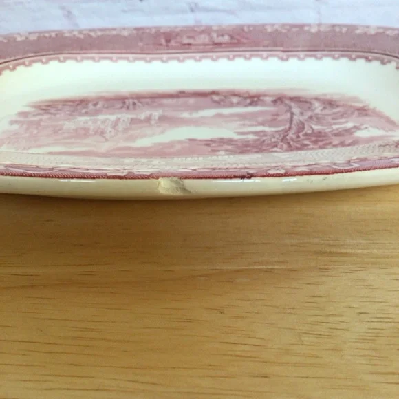 Vintage Royal Staffordshire England Transferware Jenny Lind 1795 Platter - Picture 6 of 6